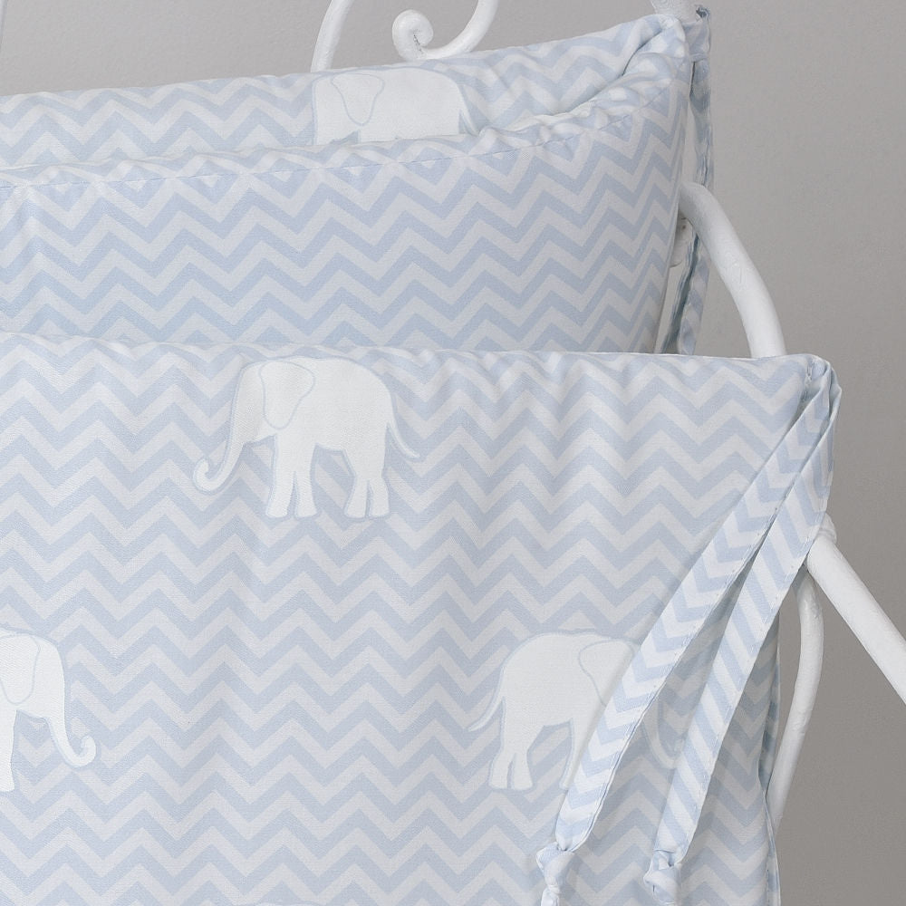 ELEPHANT BLUE DES.687 Ansore Krevati për Bebe