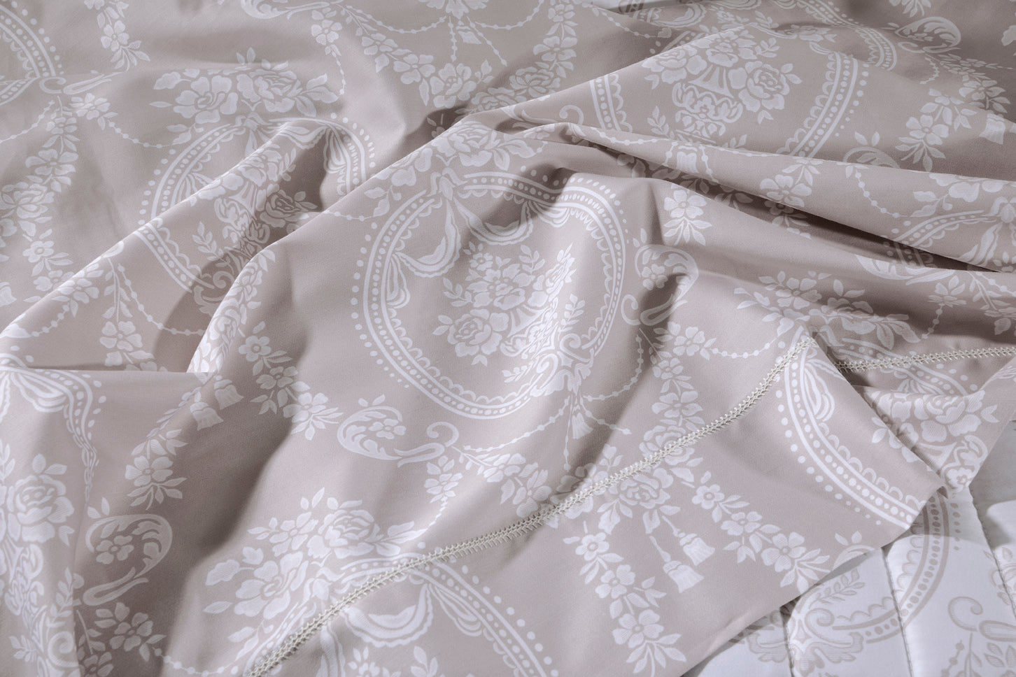 FLORENCE BEIGE S739 Set Çarçafi Zarf Dopio