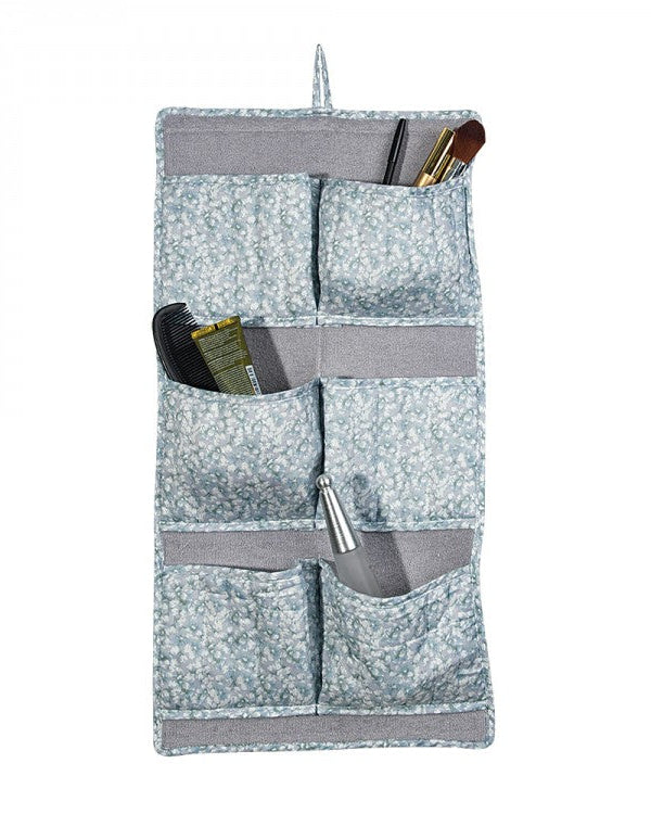 Çantë tualeti banjoje prej materiali pambuk saten me lule