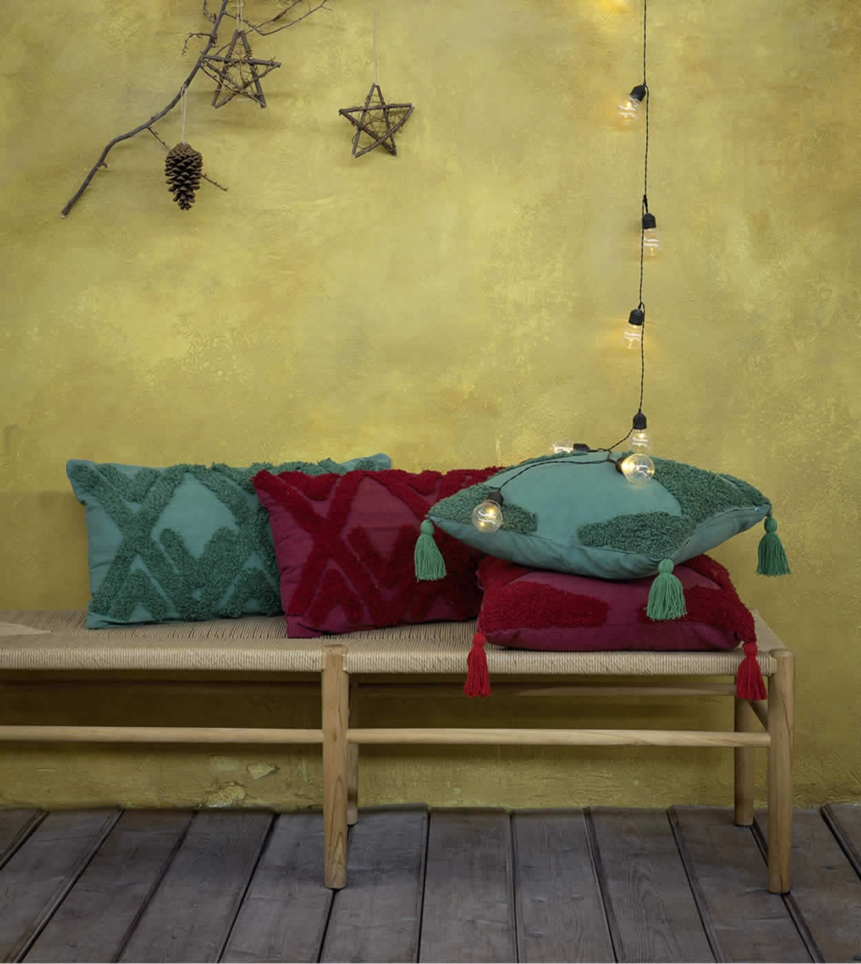AMADEO DARK GREEN Jastëk Dekorativ