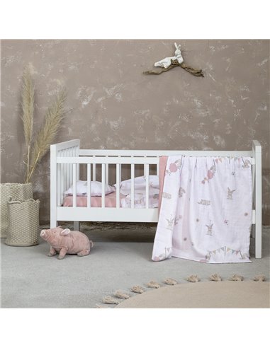 BUNNY LOVE Set Çarçafi për Bebe
