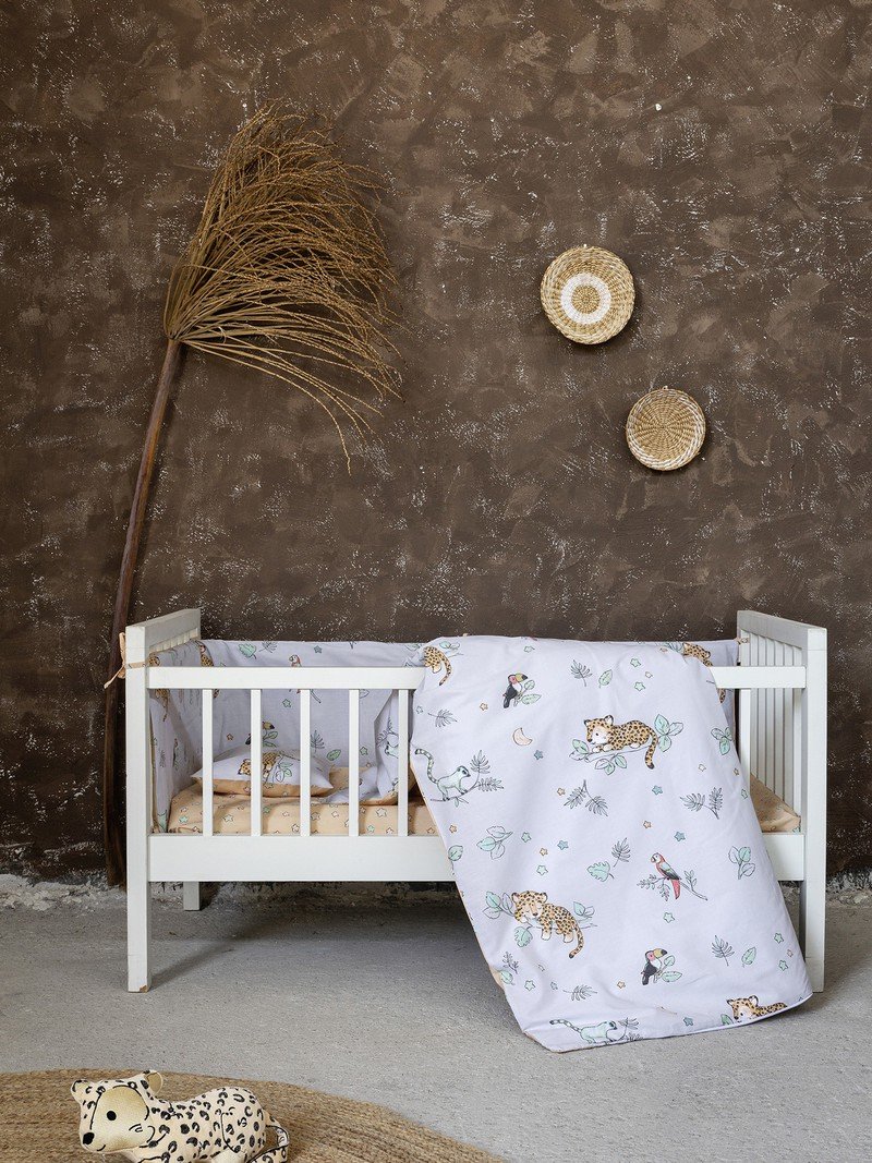 SLEEPY PANTHER Set Çarçafi për Bebe