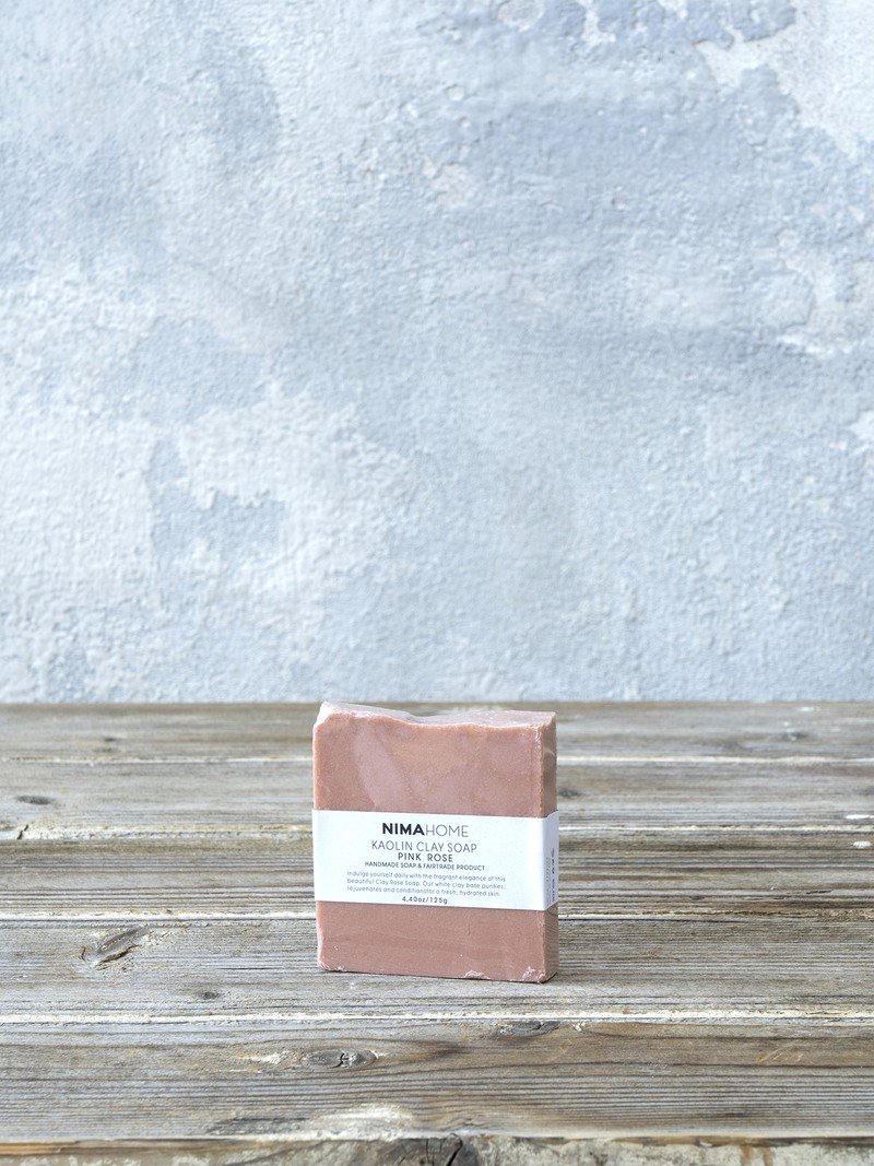 Sapun me ARGJILË KAOLIN - Pink Rose