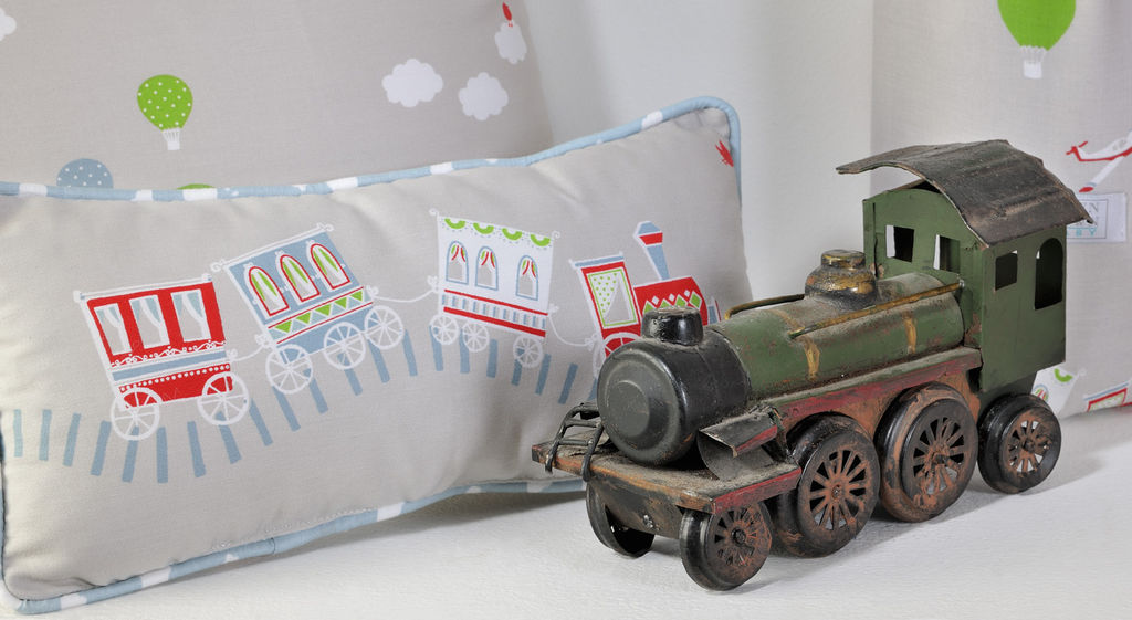 TRAINS GREY DES.118 Set Çarçafi Zarf Tek