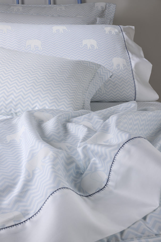 ELEPHANT BLUE DES.687 Set Çarçafi Zarf Tek
