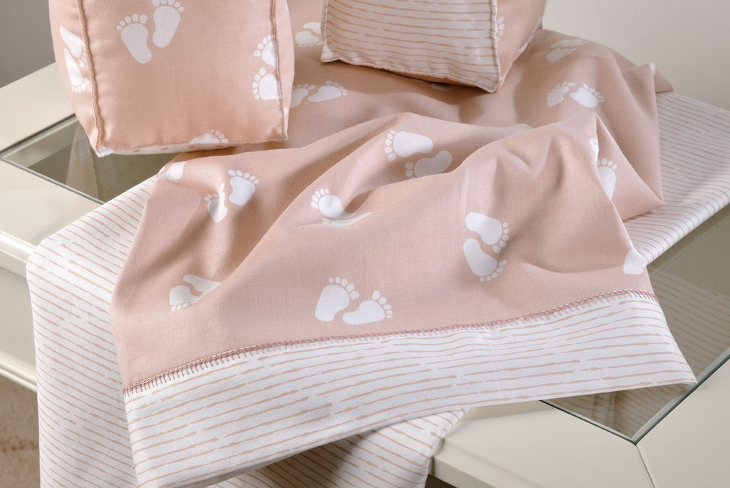 BABY FEET SAUMON DES.688 Set Çarçafi Zarf Tek