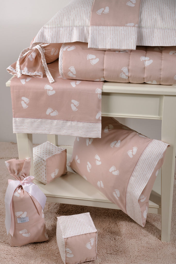 BABY FEET SAUMON DES.688 Set Çarçafi Zarf Tek